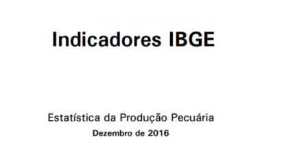 INDICADORES IBGE - ESTATÍSTICA DA PRODUÇÃO PECUÁRIA