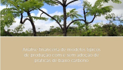 PROJETO FIP-ABC: ANÁLISE FINANCEIRA DE MODELOS TÍPICOS DE PRODUÇÃO COM E SEM ADOÇÃO DE PRÁTICAS DE BAIXO CARBONO / PRODUÇÃO SUSTENTÁVEL EM ÁREAS JÁ CONVERTIDAS PARA  O USO AGROPECUÁRIO (COM BASE NO PLANO ABC)