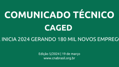 BRASIL INICIA 2024 GERANDO 180 MIL NOVOS EMPREGOS FORMAIS