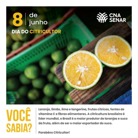 Card dia do citricultor