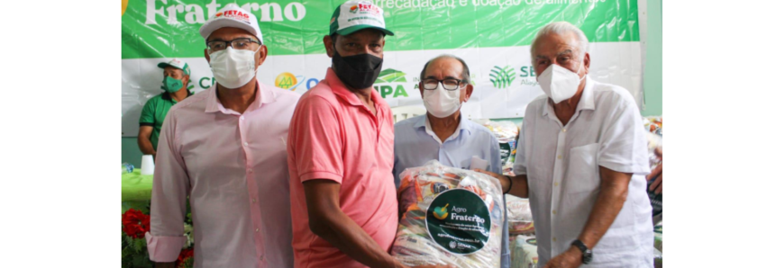 Movimento Agro fraterno distribui mil cestas básicas em Alagoas