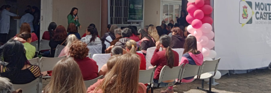 Encontro de Mulheres Rurais cuida da saúde do público feminino em Monte Castelo