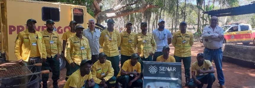 Senar capacita brigadistas do Prevfogo em Minaçu (GO)