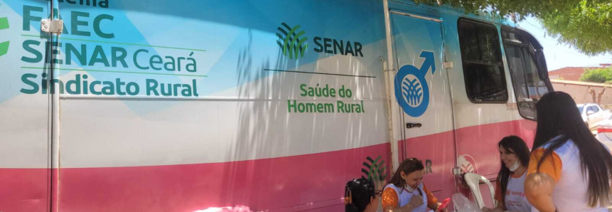 Sistema Faec/Senar atende 220 produtores de Quixadá com Programa Saúde do Homem e da Mulher