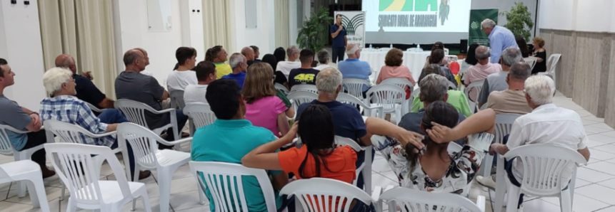 Produtores de Araranguá participam de Seminário de Líderes Rurais