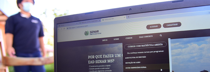 Plataforma EAD do Senar/MS capacitou mais de 2 mil alunos no estado