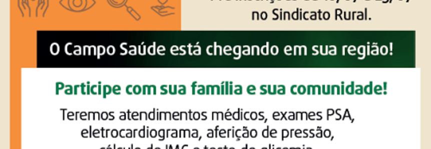 Corumbá recebe edição especial do Campo Saúde do Senar Goiás