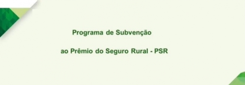 MAPA divulga relatório inédito de execução do seguro rural