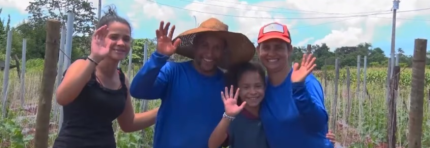 Senar ajuda a transformar vida da família que deixou cidade para se dedicar à produção