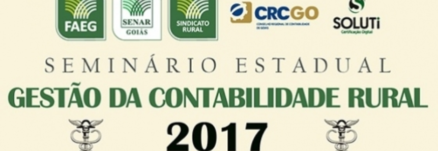 Inscrições abertas para encontro sobre Contabilidade Rural em Goiás