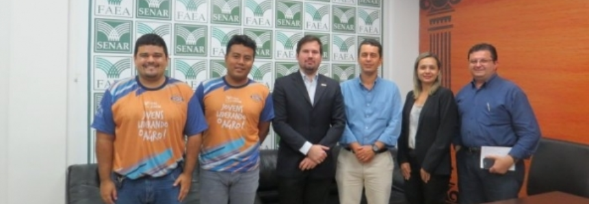 Presidente do Sistema FAEA/SENAR-AM se reúne com finalistas da etapa nacional do CNA Jovem 2016