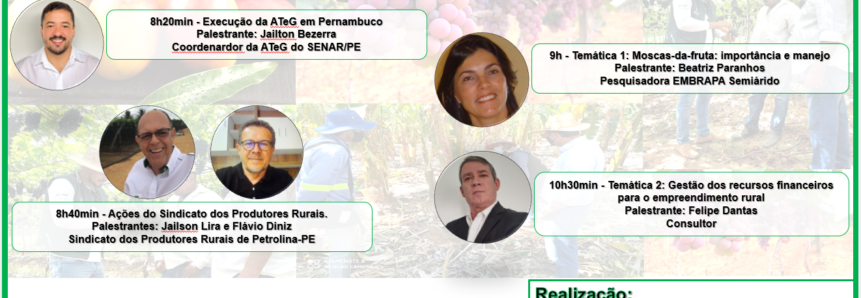 Senar/PE realiza Dia de Campo voltado para produtores rurais, em Petrolina