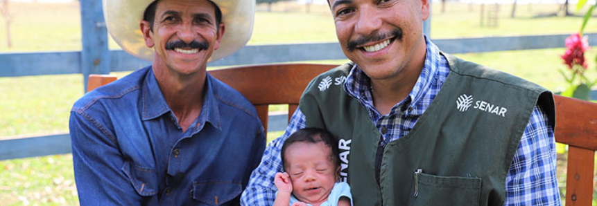 A história do pai que criou o filho na roça e hoje é atendido por ele na propriedade rural