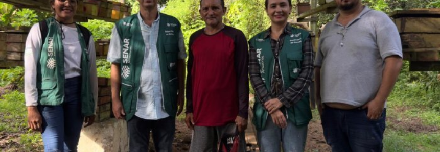 ​Produtores rurais assistidos pela ATeG em Parintins recebem visita de gestores do Senar Amazonas