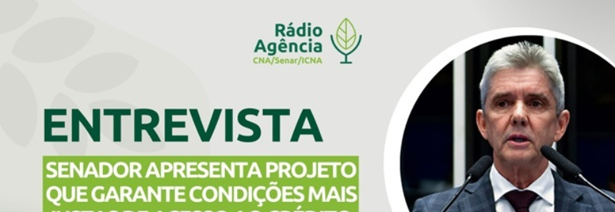 Senador Jaime Bagattoli é entrevistado pela Rádio CNA