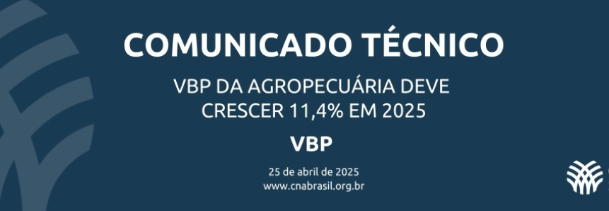CNA divulga estimativa do VBP para 2025