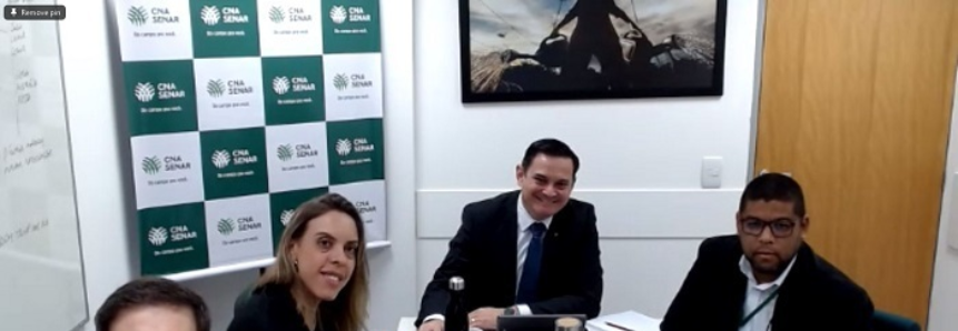 CNA discute O Programa Nacional de Crédito Fundiário, Propostas do Plano Safra e Reforma do Imposto de Renda