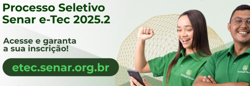 Senar abre inscrições para quatro cursos técnicos gratuitos em Santa Catarina
