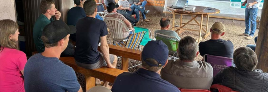 Visita técnica fortalece práticas sustentáveis na bovinocultura de corte em Caibi