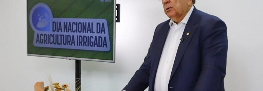 Irrigação é estratégia de segurança alimentar, diz presidente da CNA