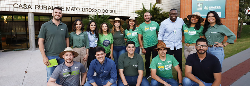 Vencedores do CNA Jovem conhecem potencial da agropecuária de MS e instalações do Sistema Famasul