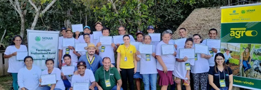 Produtores rurais da Vila Caquetá participam do Circuito Agro BB 2022 em Porto Acre