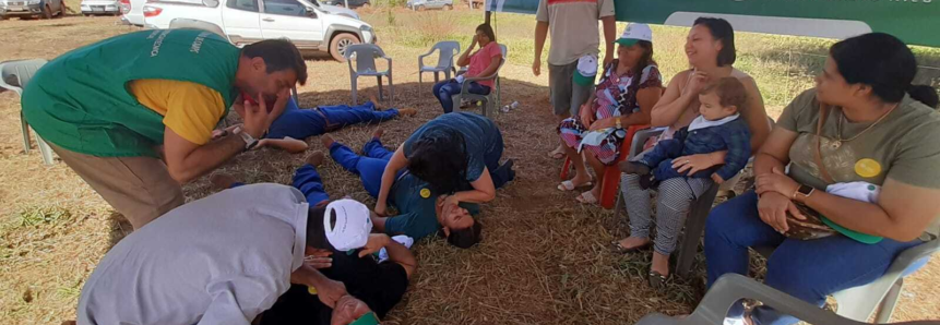 Moradores da zona rural aprendem noções de primeiros socorros