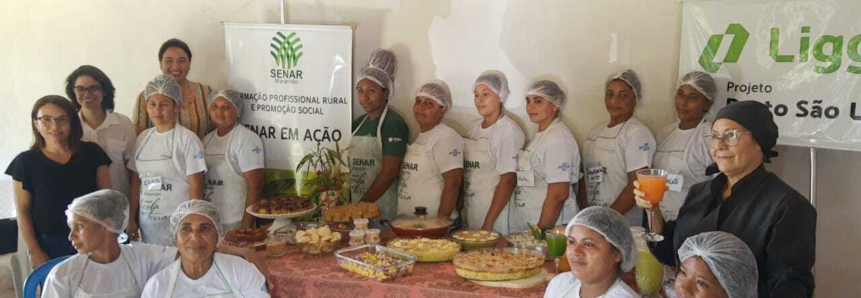 Sistema Faema/Senar e projeto Ligga Porto São Luís capacita moradores de Cajueiro