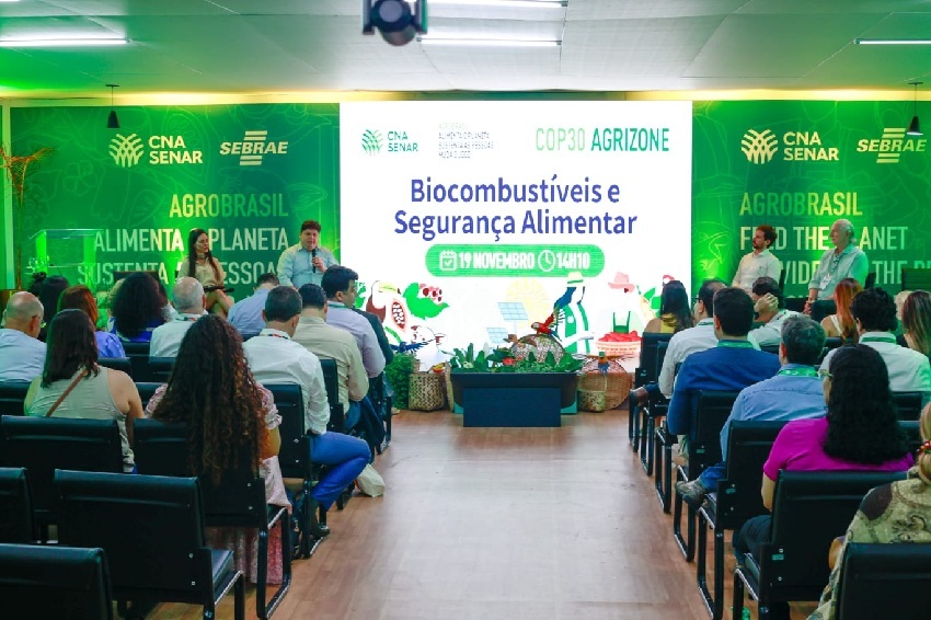 COP30: Sistema CNA/Senar traz foco aos biocombustíveis na Agrizone